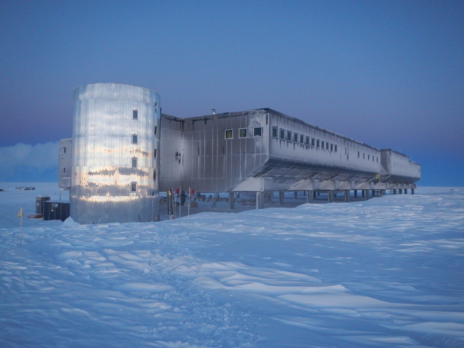 Research station on the plateau