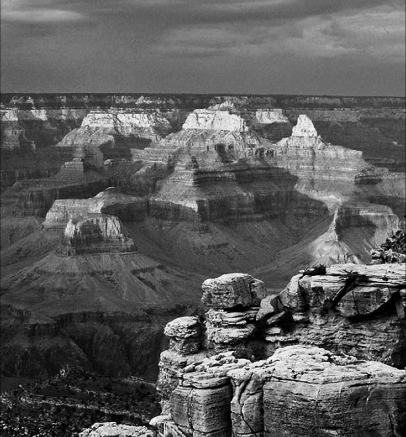 Canyon rim at midday