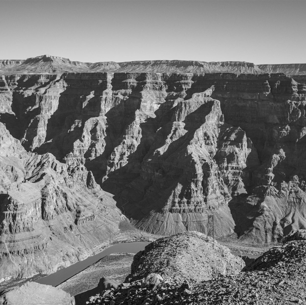 River bend deep in the canyon