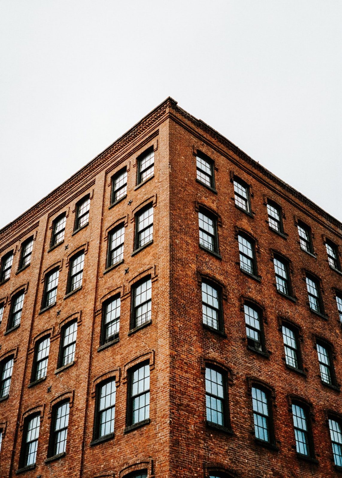 Brick loft building corner