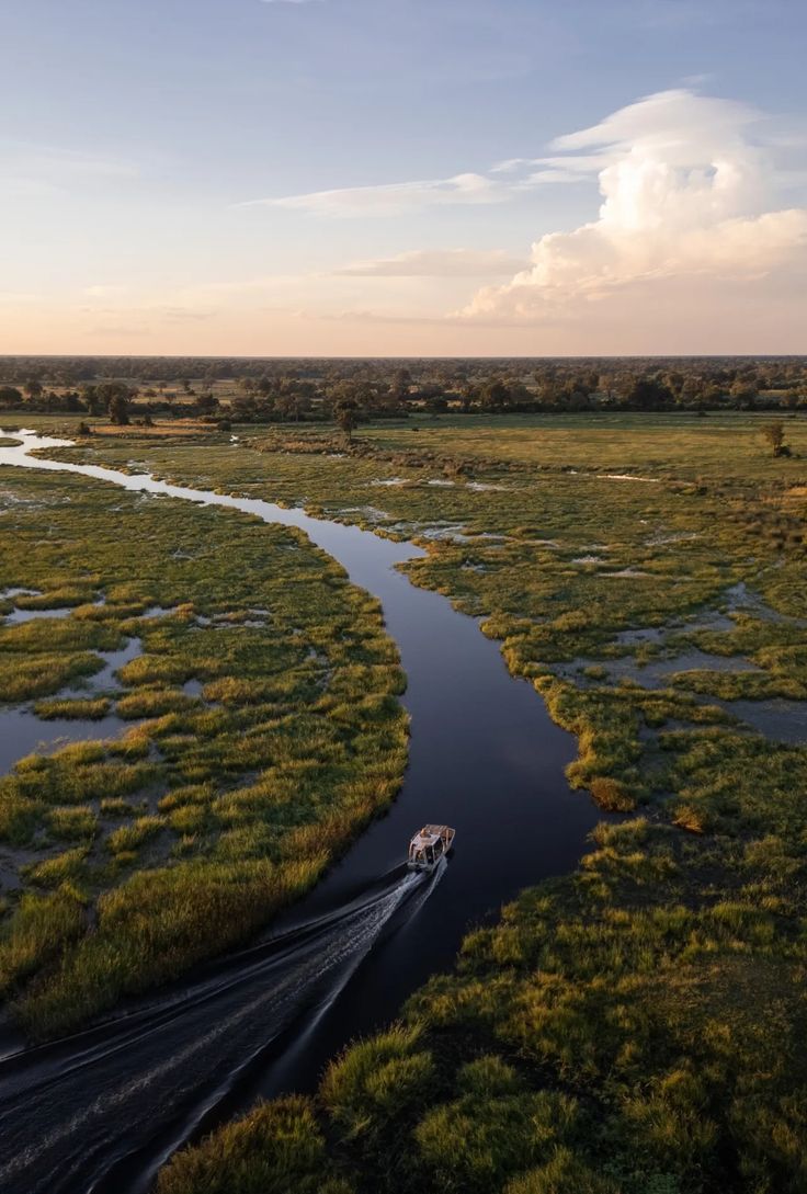 River from the air