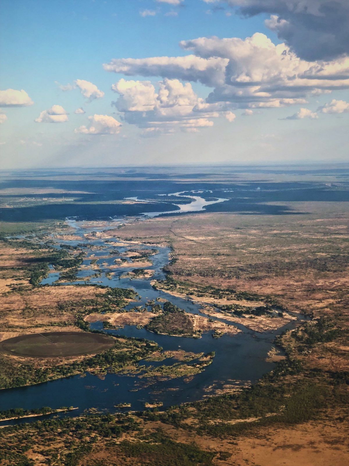 River from the air