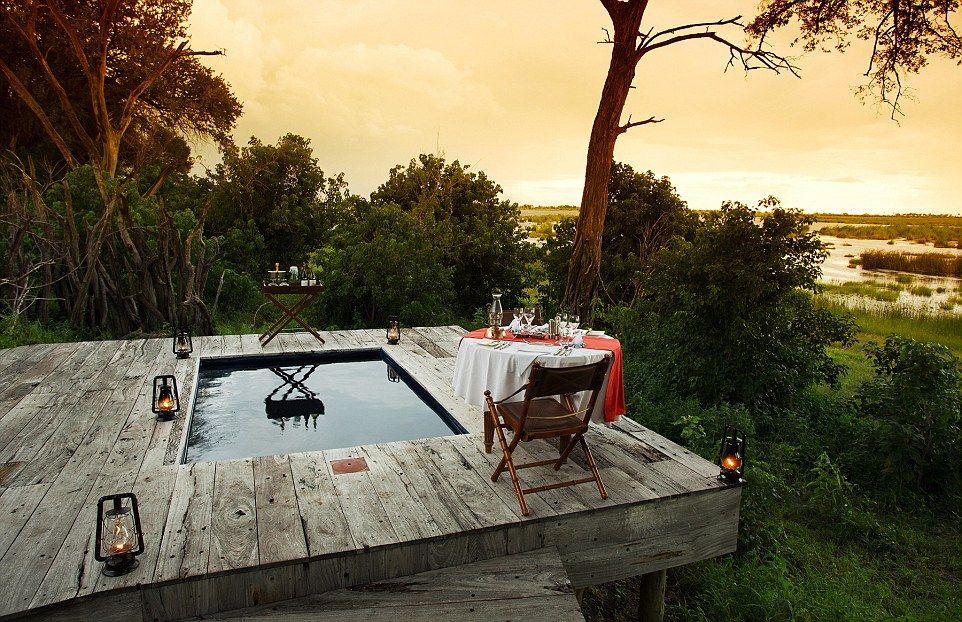 Deck and pool