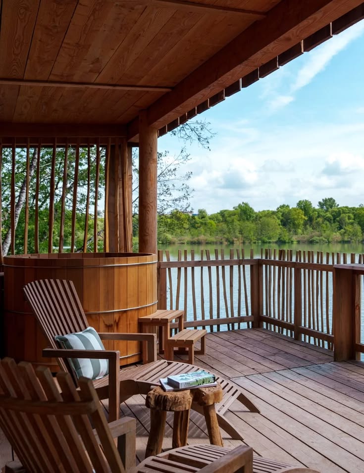 Deck and pool