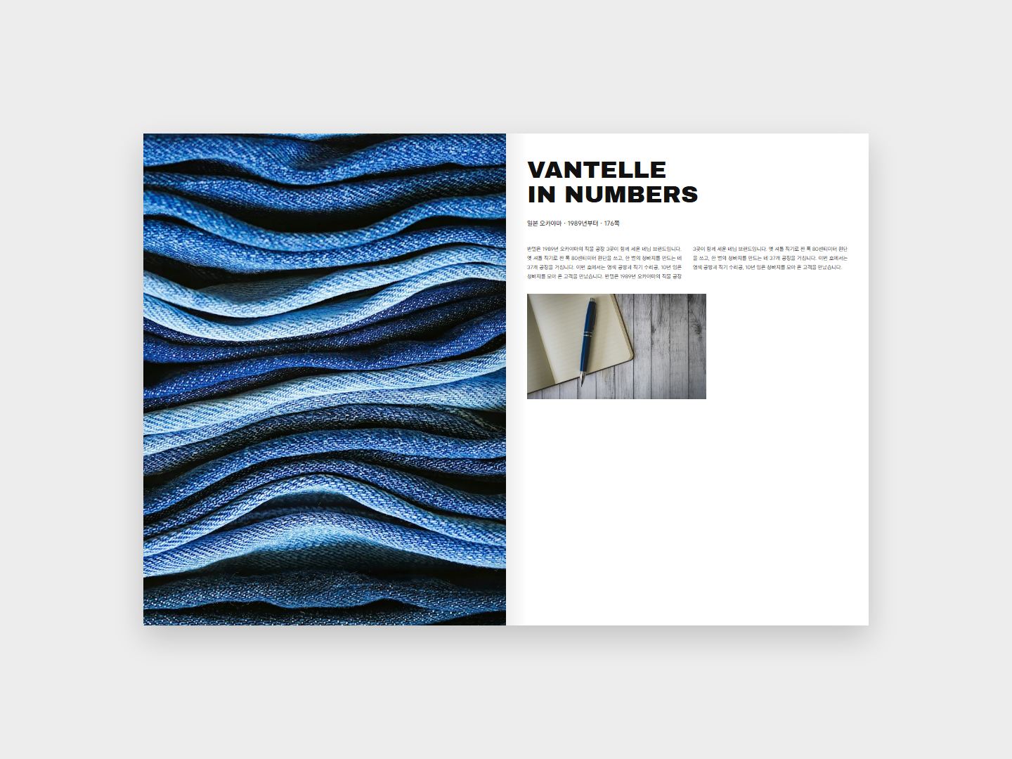 VANTELLE 본문 지면