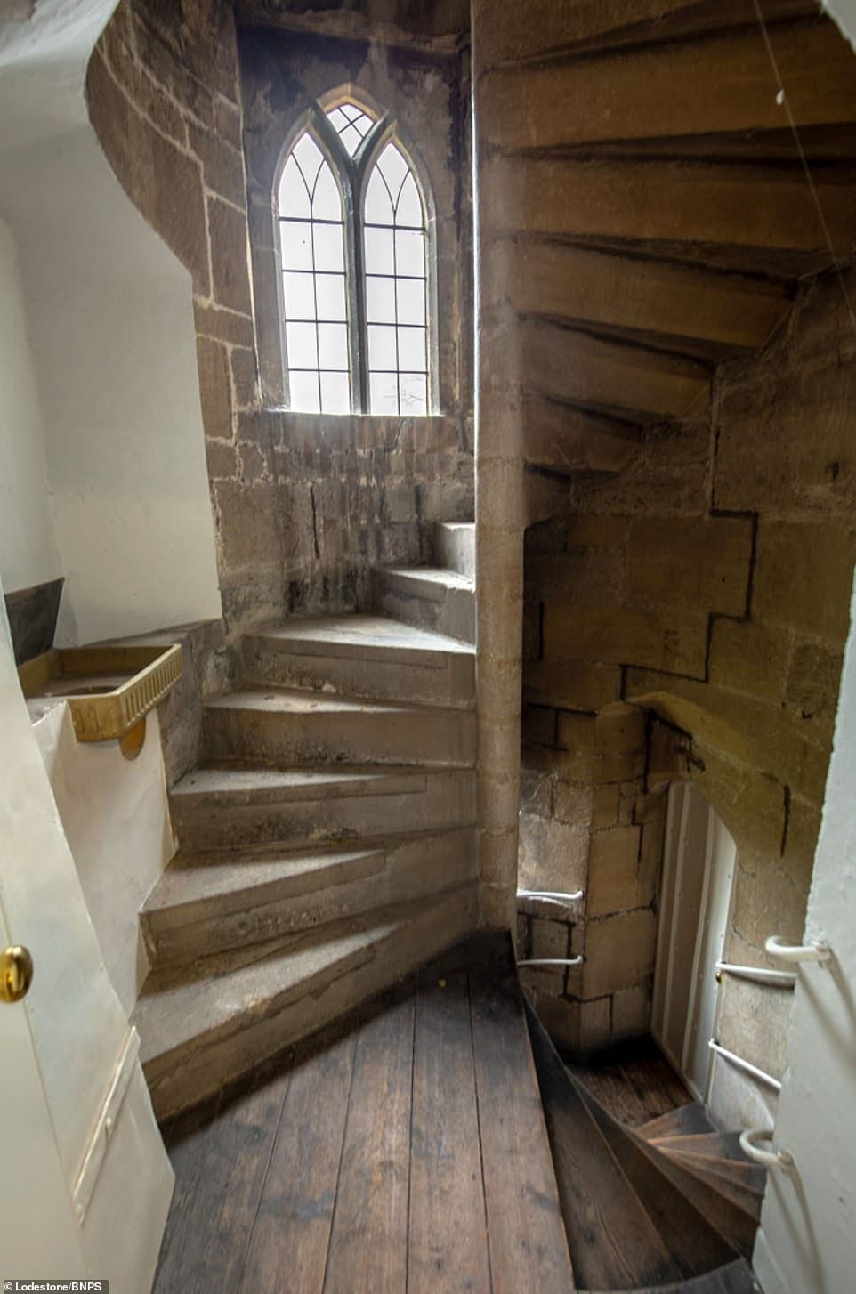 Stone spiral stair to the ringing chamber
